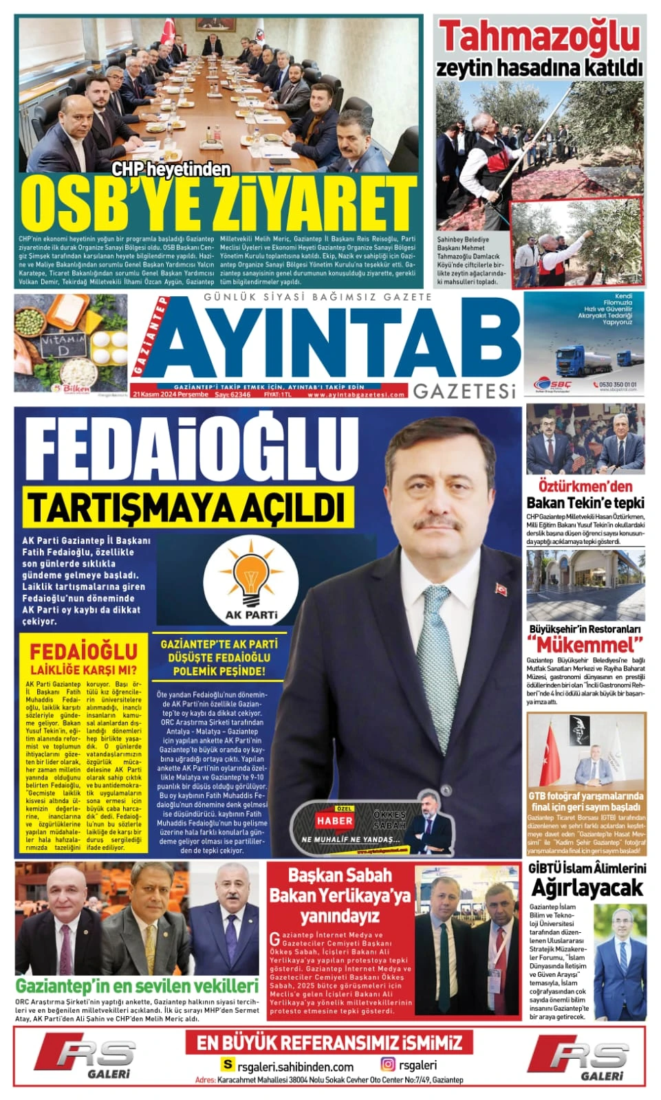 AYINTAB GAZETESİ
