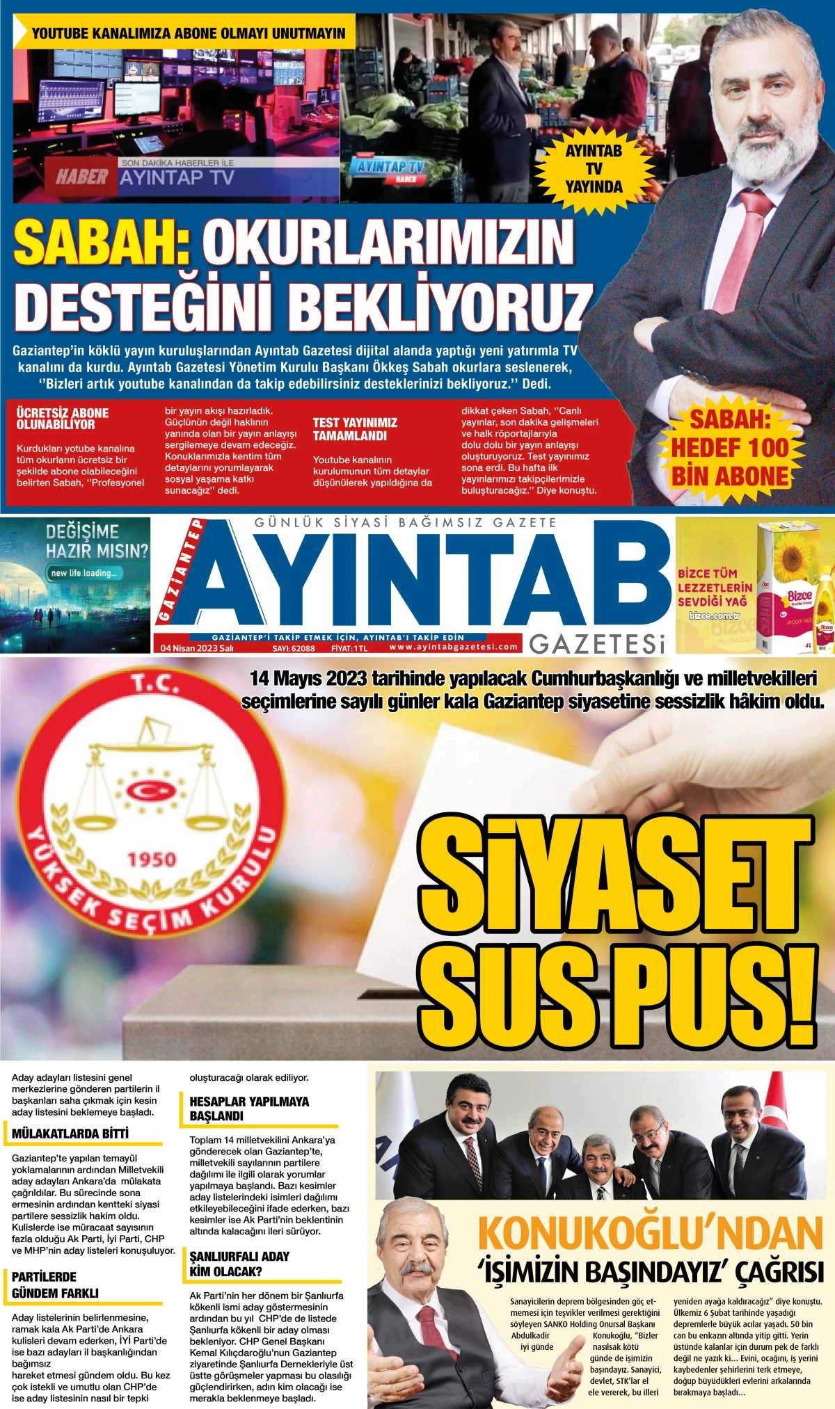 AYINTAB GAZETESİ