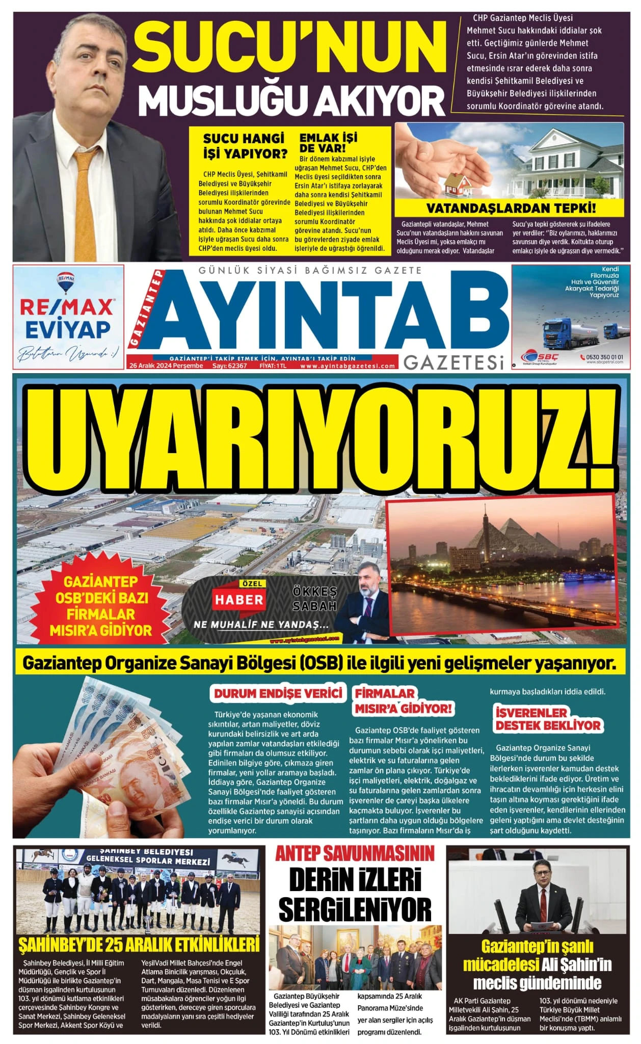 AYINTAB GAZETESİ
