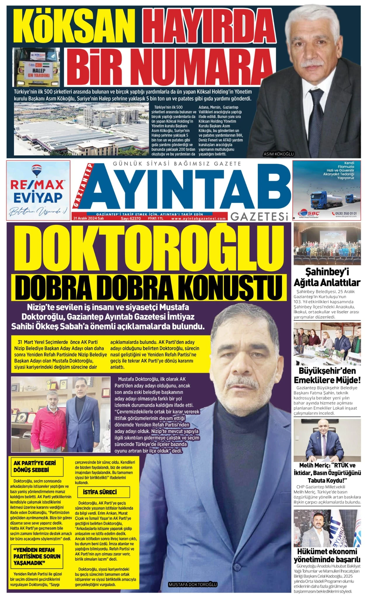 AYINTAB GAZETESİ 