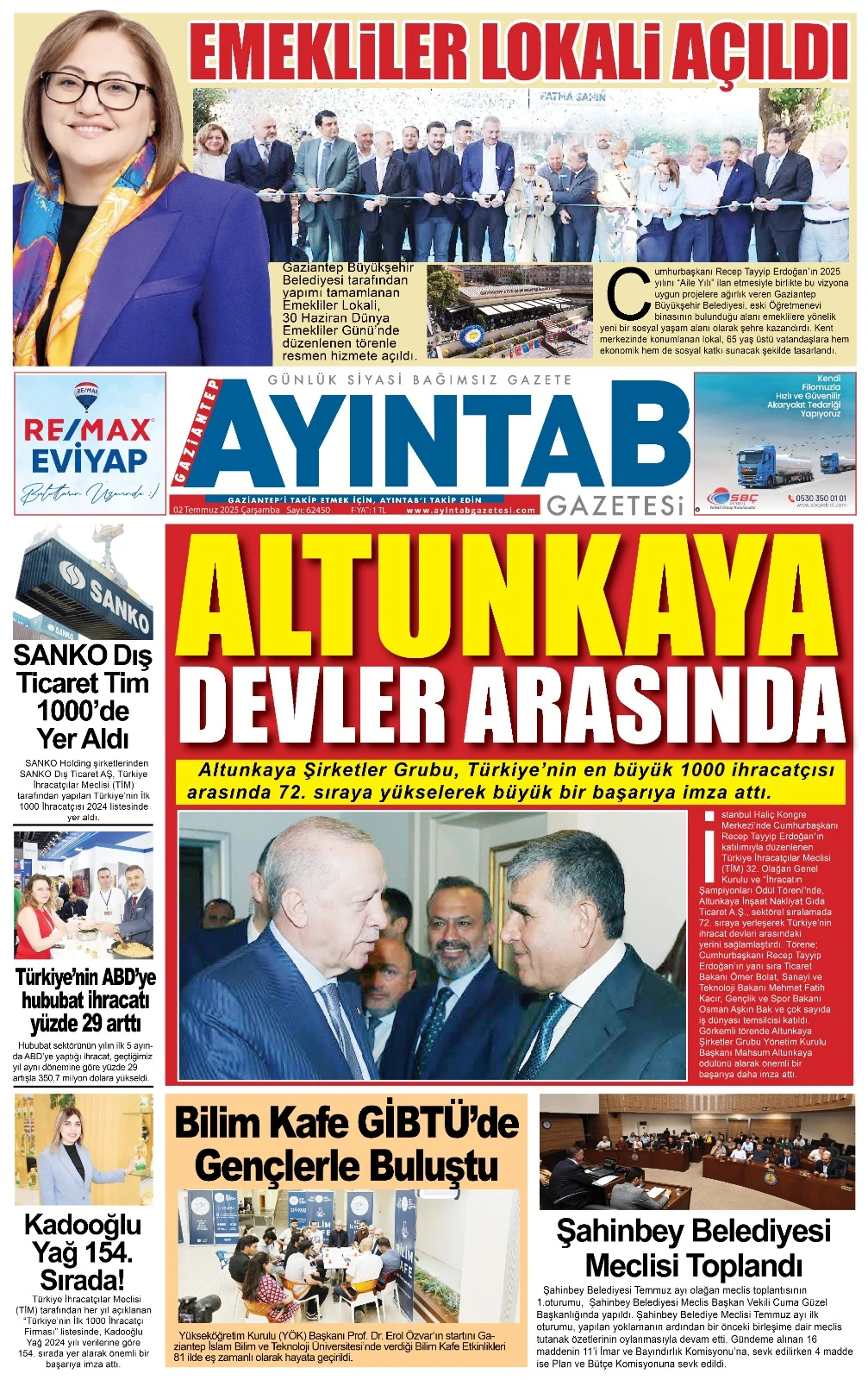 AYINTAB GAZETESİ