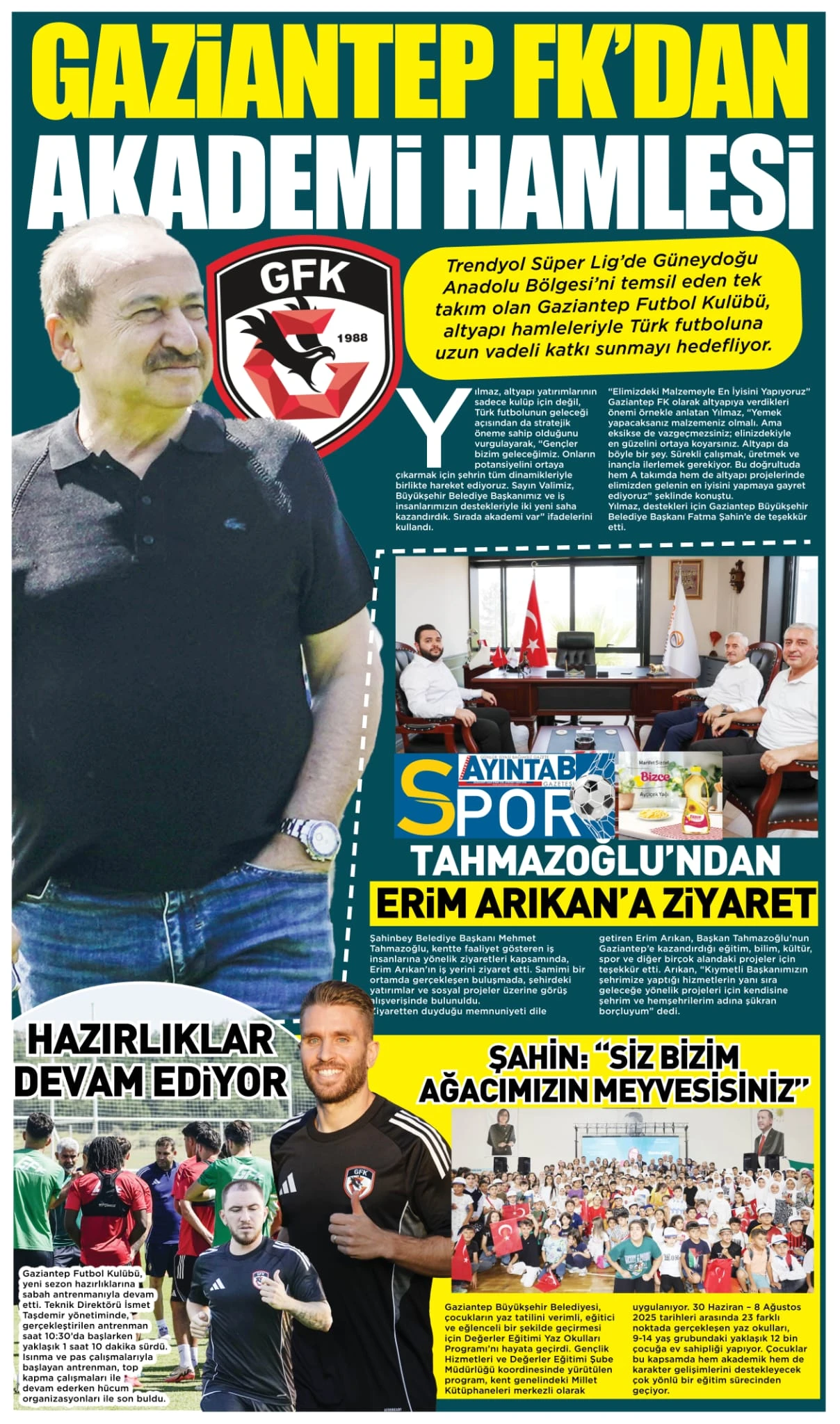 23 TEMMUZ ÇARŞAMBA