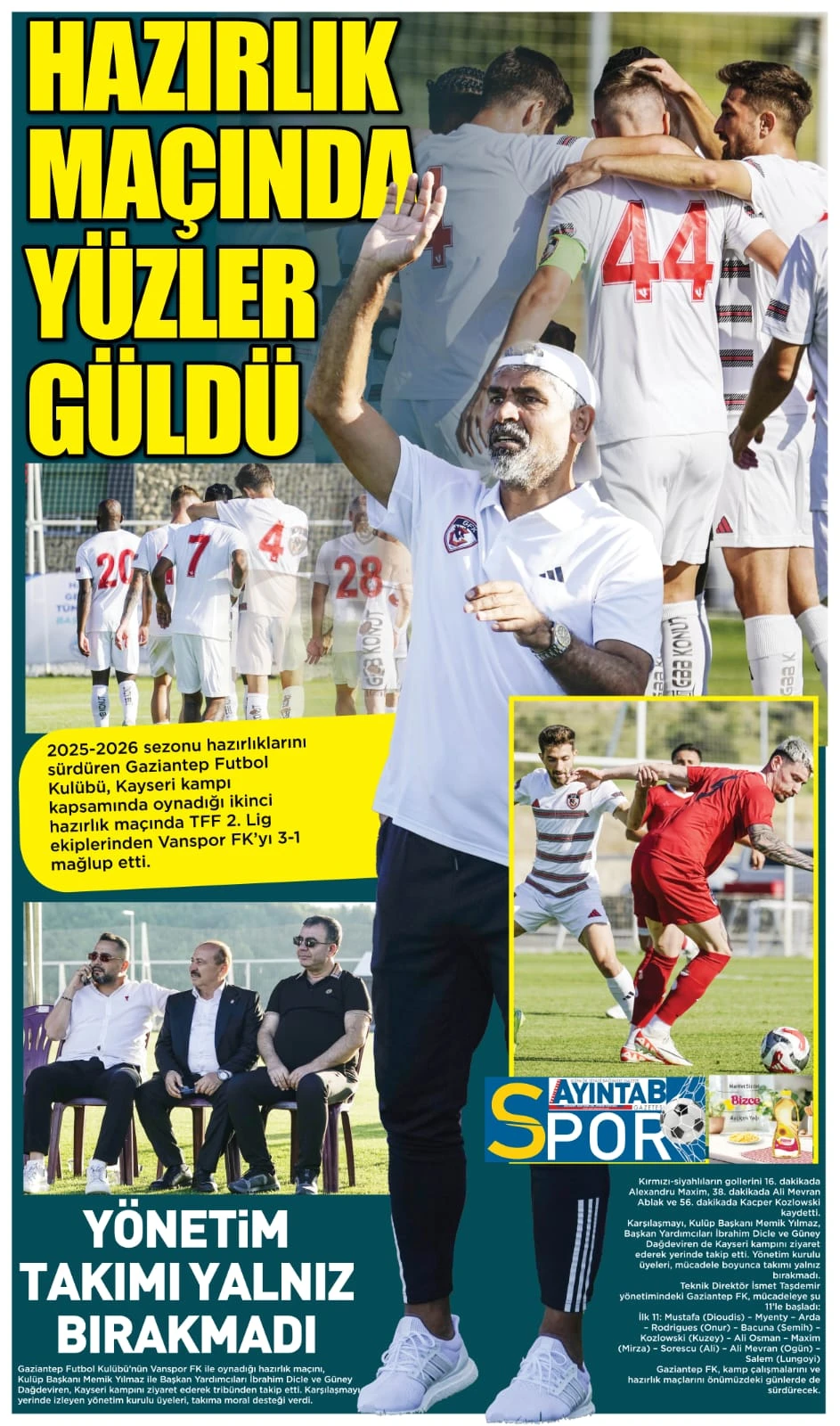 25 TEMMUZ CUMA