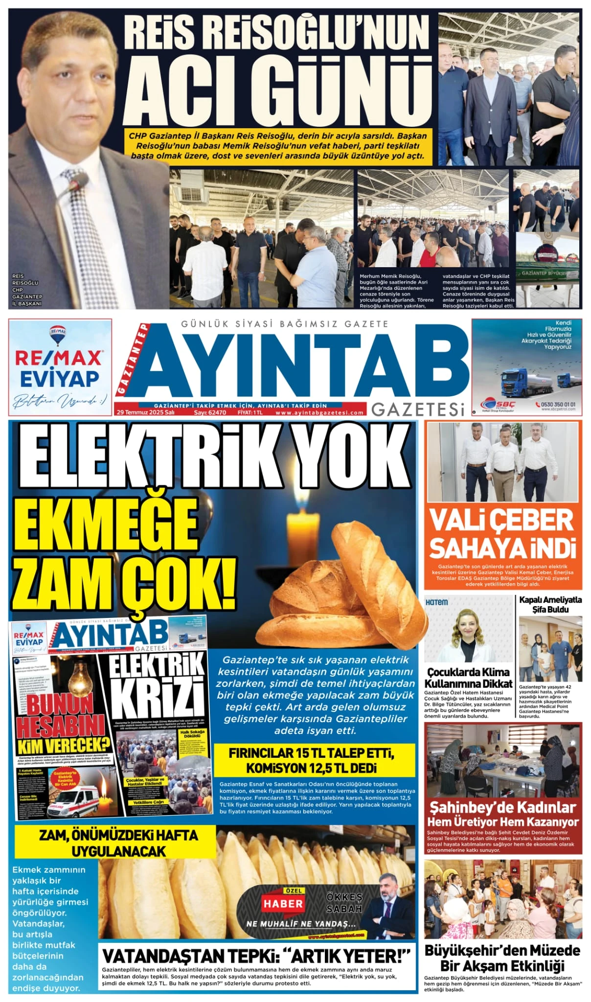 29 TEMMUZ SALI