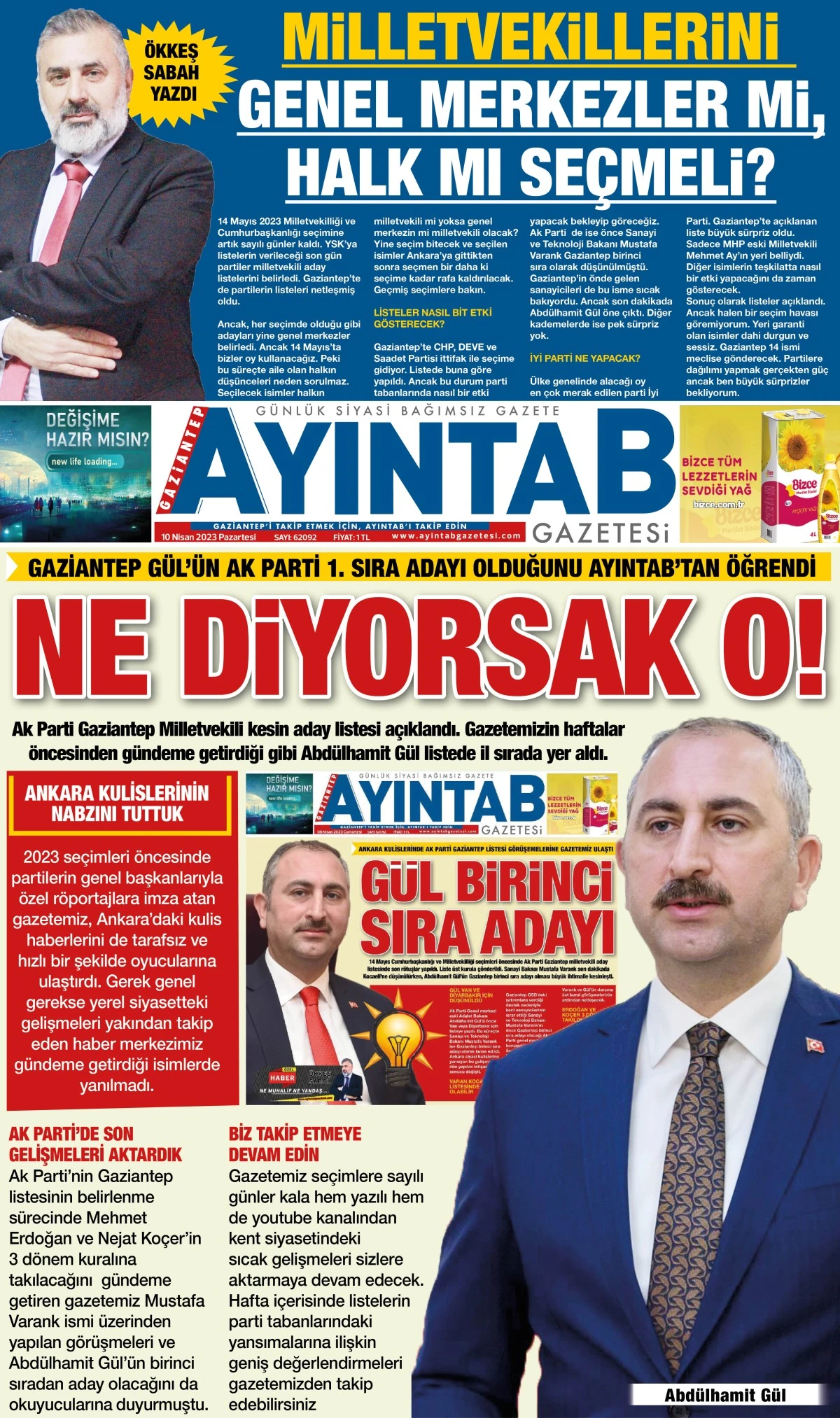 AYINTAB GAZETESİ 