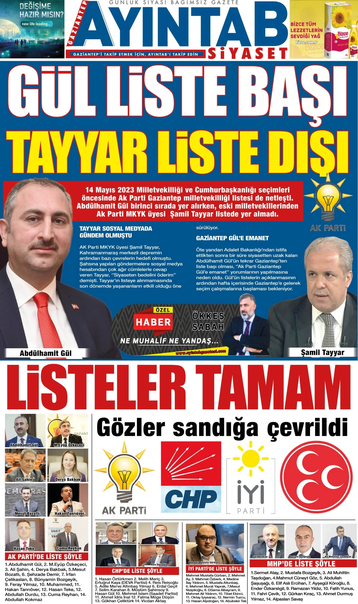 AYINTAB GAZETESİ 