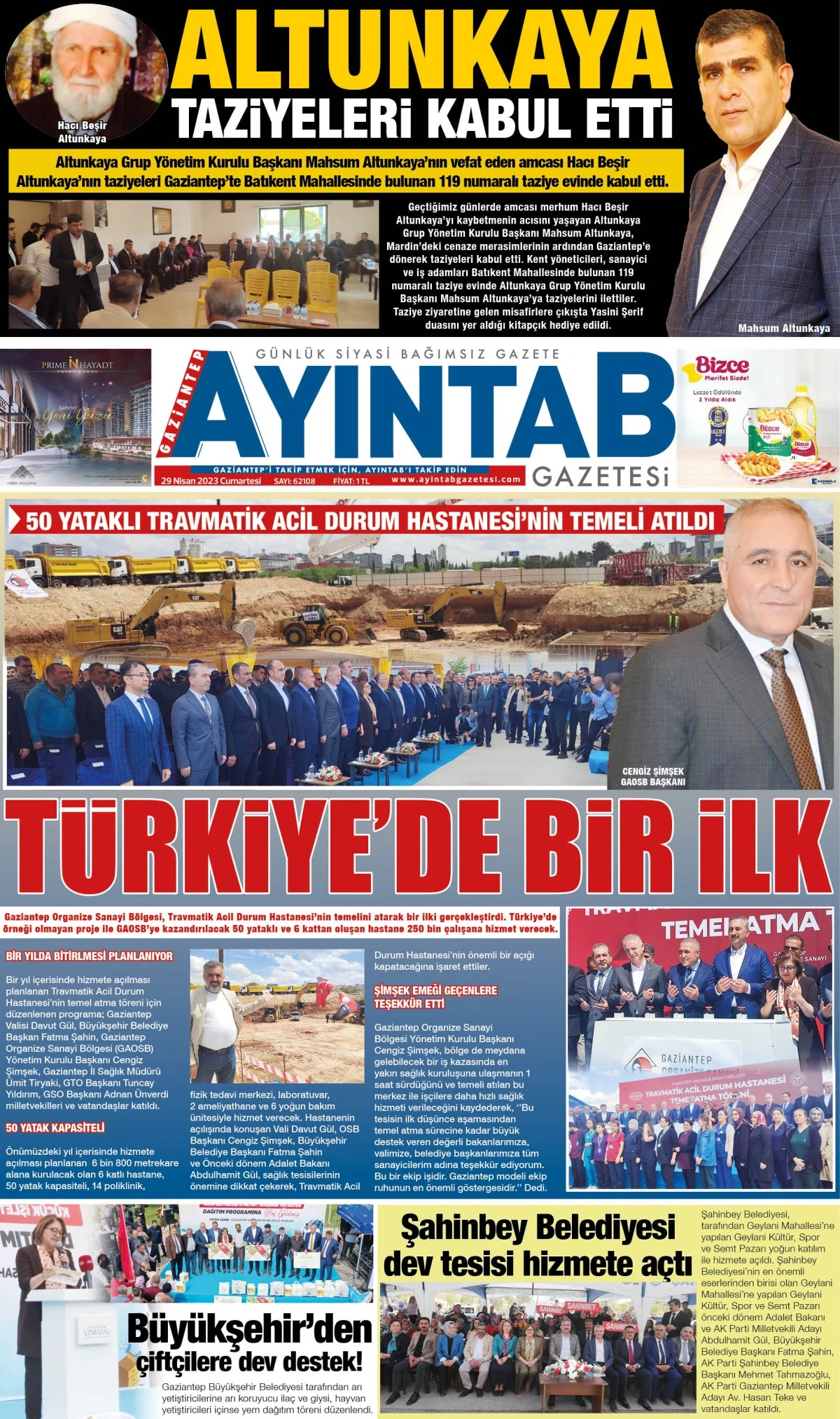 AYINTAB GAZETESİ