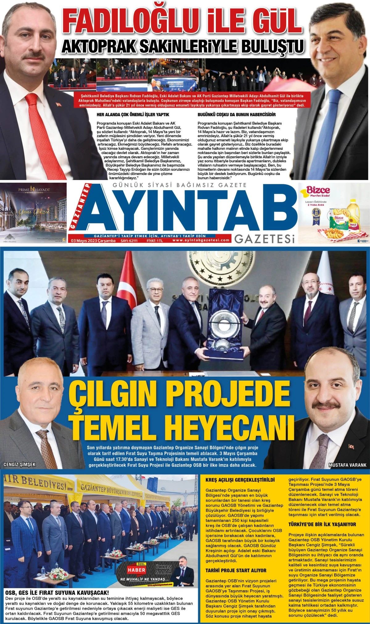 AYINTAB GAZETESİ 