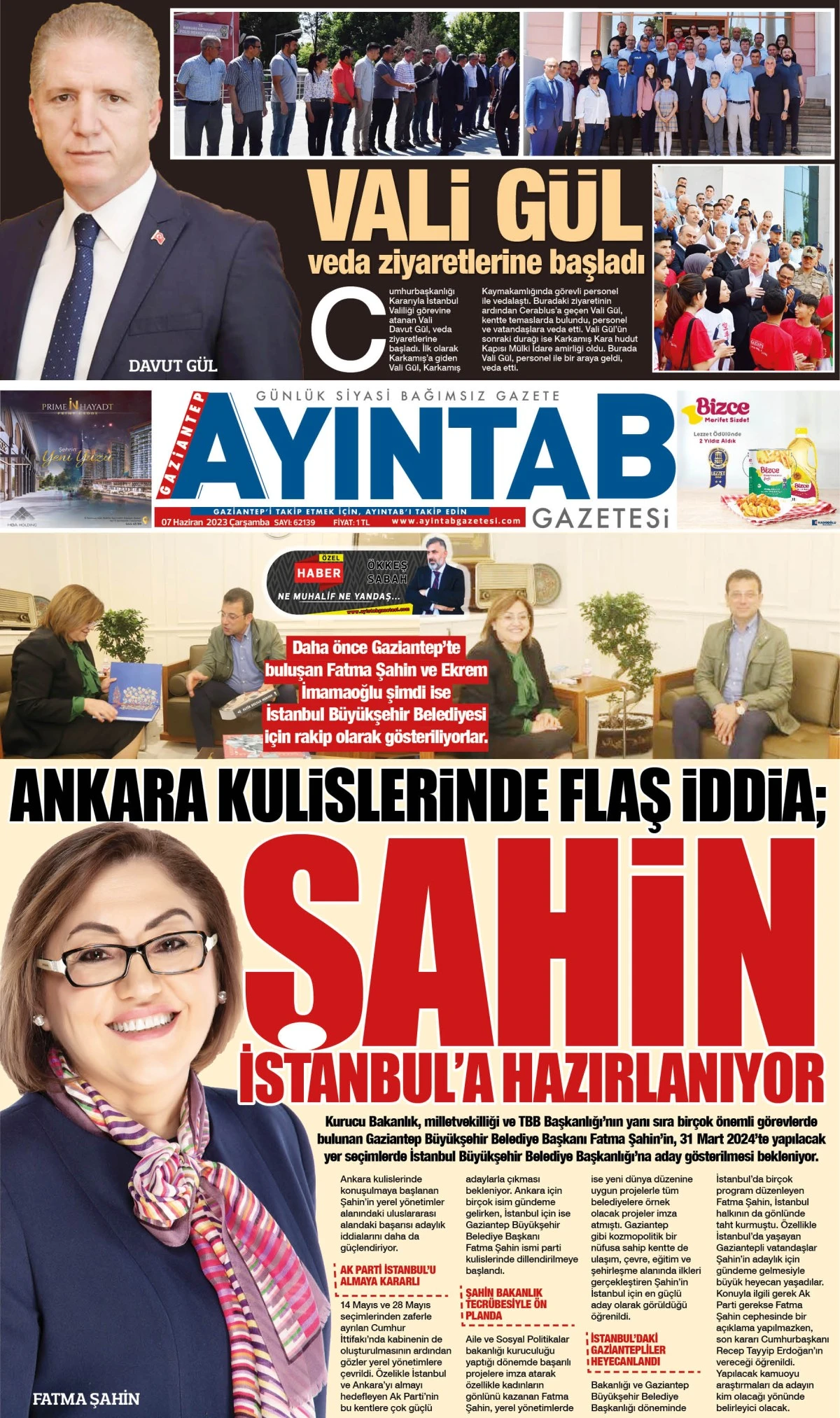 GAZİANTEP AYINTAB GAZETESİ 