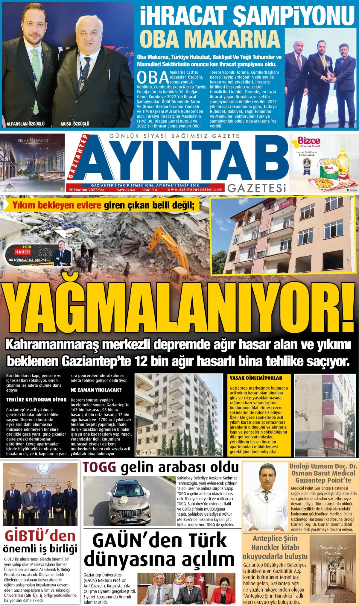 AYINTAB GAZETESİ 