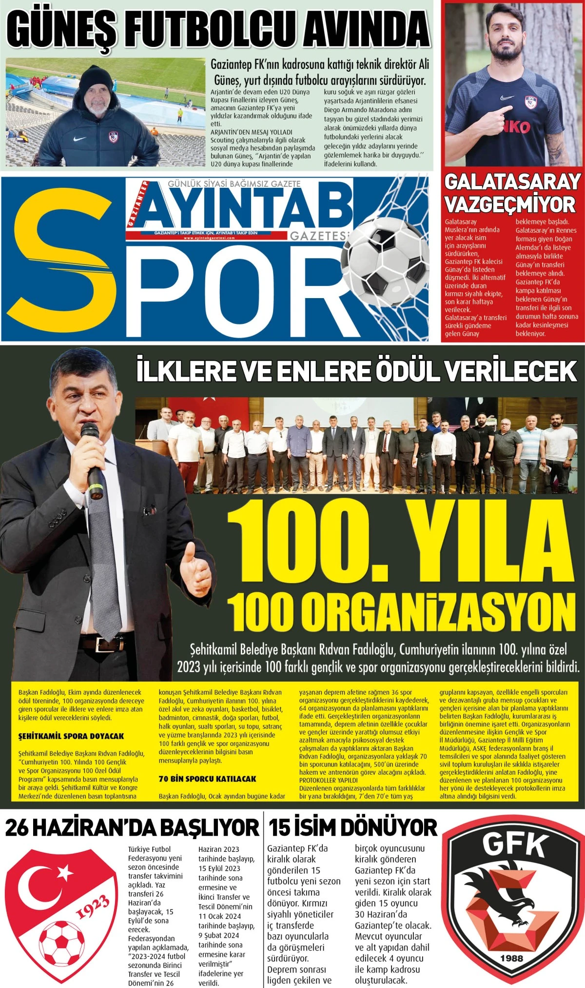 AYINTAB GAZETESİ 