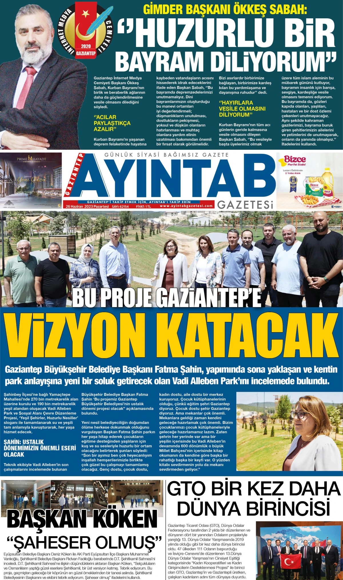 AYINTAB GAZETESİ 