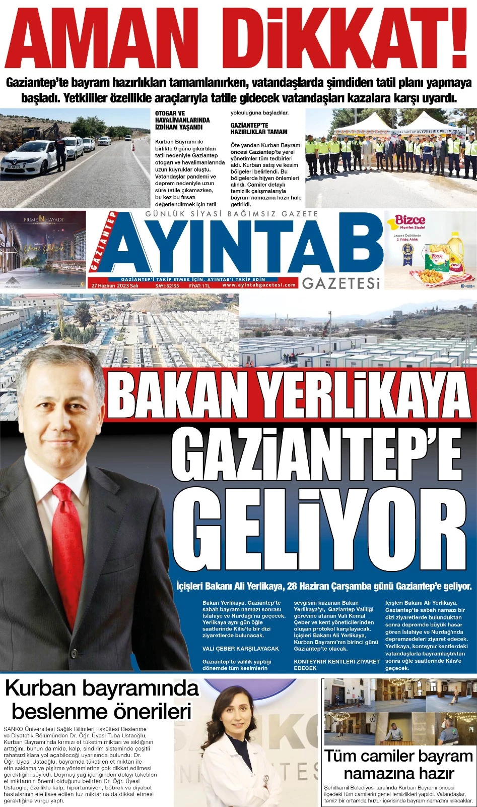 AYINTAB GAZETESİ 