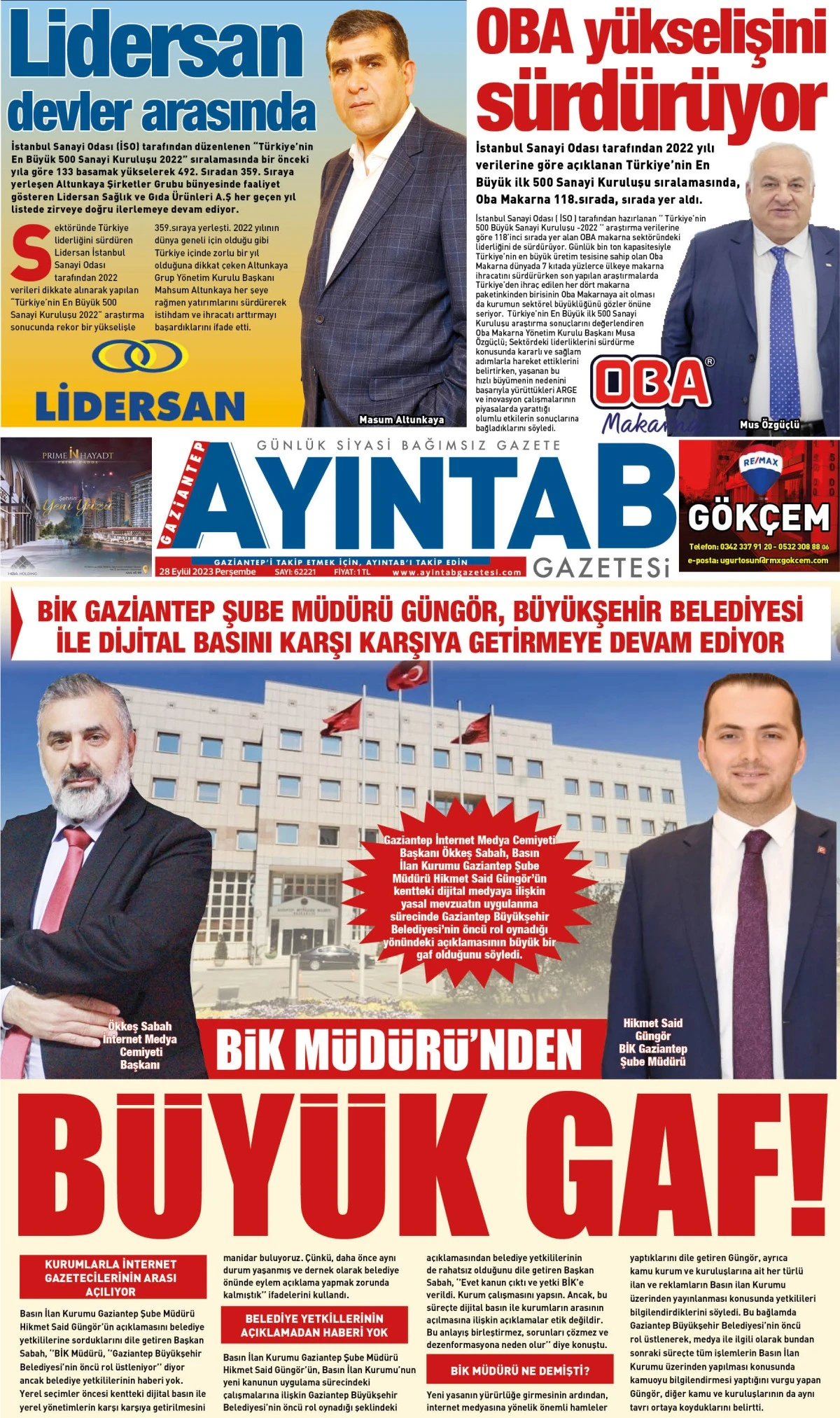 AYINTAB GAZETESİ