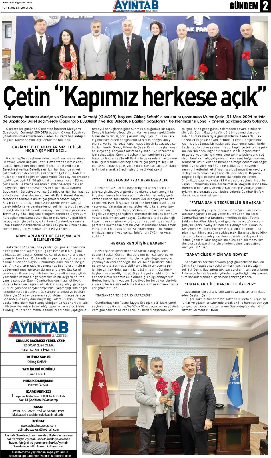 Ayintab Gazetesi 