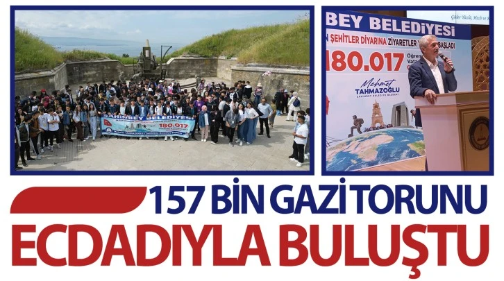 157 BİN GAZİ TORUNU ECDADIYLA BULUŞTU