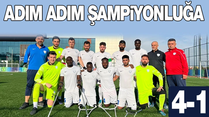 ADIM ADIM ŞAMPİYONLUĞA 4-1