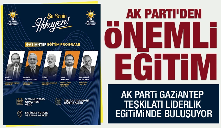 AK Parti’den önemli eğitim