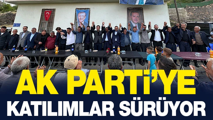 AK Parti’ye katılımlar sürüyor