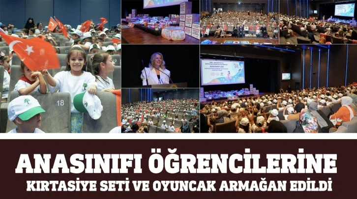 ANASINIFI ÖĞRENCİLERİNE KIRTASİYE SETİ VE OYUNCAK ARMAĞAN EDİLDİ