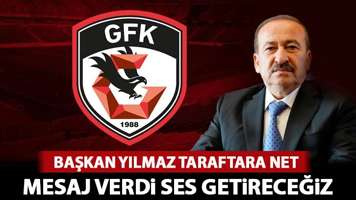 BAŞKAN YILMAZ TARAFTARA NET MESAJ VERDİ SES GETİRECEĞİZ