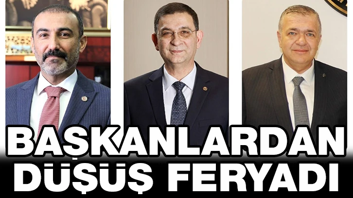 Başkanlardan düşüş feryadı