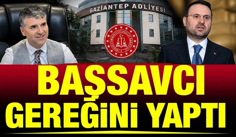 Başsavcı gereğini yaptı