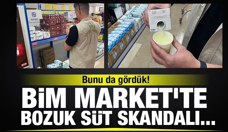 Bunu da gördük! BİM Market’te Bozuk Süt Skandalı...