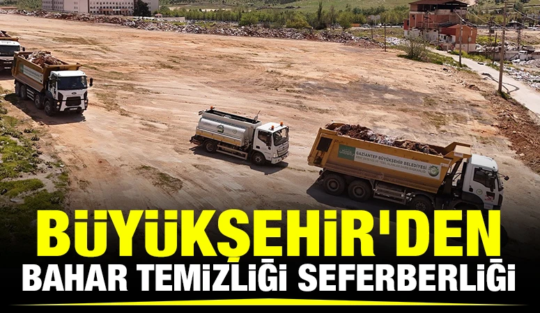 B&Uuml;Y&Uuml;KŞEHİR&rsquo;DEN BAHAR TEMİZLİĞİ SEFERBERLİĞİ
