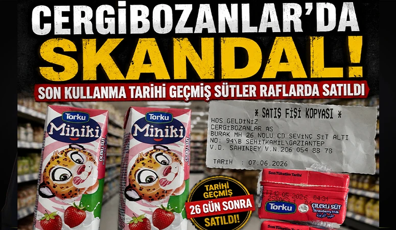 Cergibozanlar'da Skandal! Son Kullanma Tarihi Ge&ccedil;miş S&uuml;tler Raflarda Satıldı
