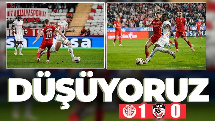 DÜŞÜYORUZ: 1-0