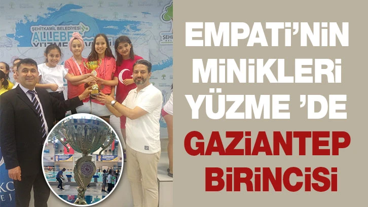 Empati’nin Minikleri Yüzme ’de Gaziantep Birincisi