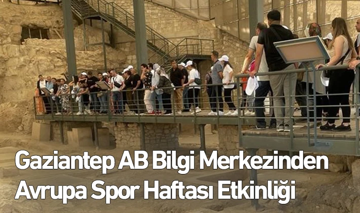 Gaziantep AB Bilgi Merkezinden Avrupa Spor Haftası Etkinliği