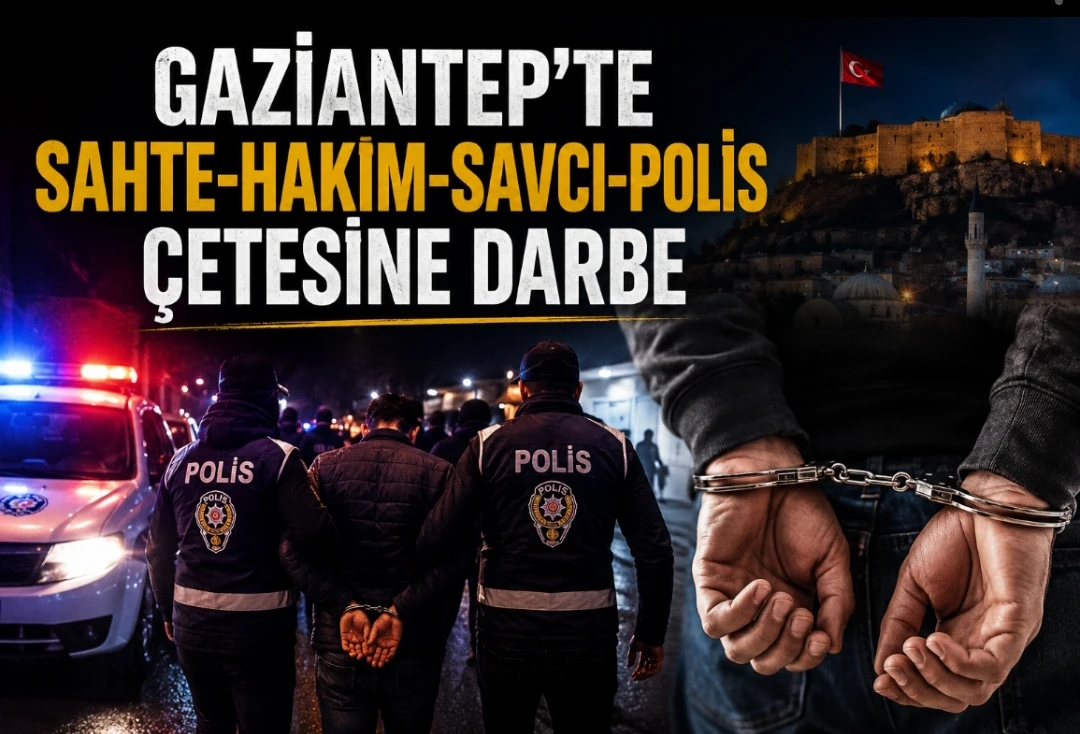 Gaziantep Dahil 10 İlde Sahte Hakim-Savcı-POLİS &Ccedil;etesine Operasyon: 22 Tutuklama