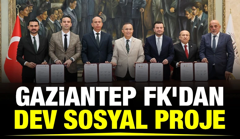 Gaziantep FK&rsquo;dan dev sosyal proje