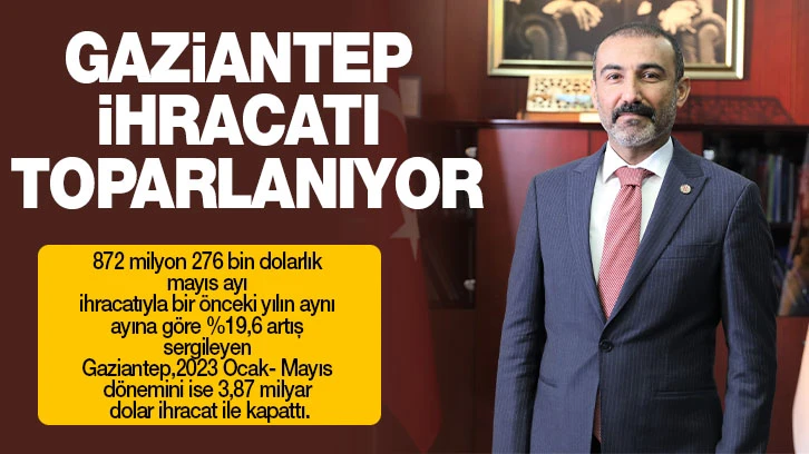 GAZİANTEP İHRACATI TOPARLANIYOR