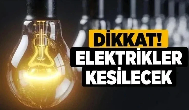Gaziantep'te 14 Şubat'ta elektrik kesintisi olacak yerler