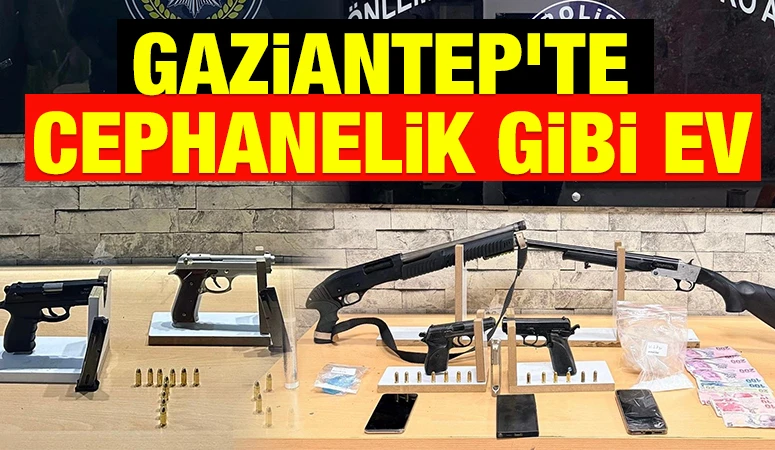 Gaziantep&rsquo;te Cephanelik Gibi Ev