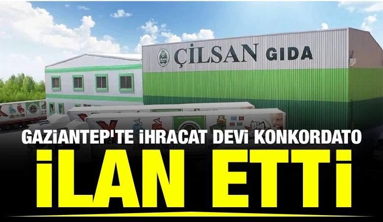 Gaziantep&rsquo;te İhracat Devi Konkordato İlan Etti