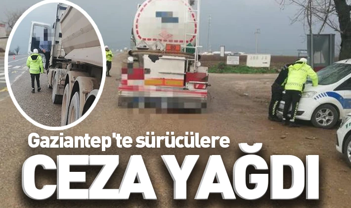 Gaziantep'te sürücülere ceza yağdı