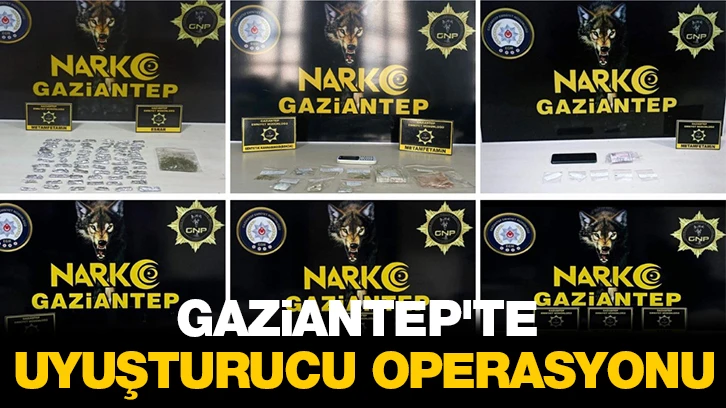 Gaziantep'te uyuşturucu operasyonu: 19 tutuklama