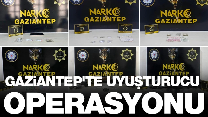 Gaziantep'te uyuşturucu operasyonu