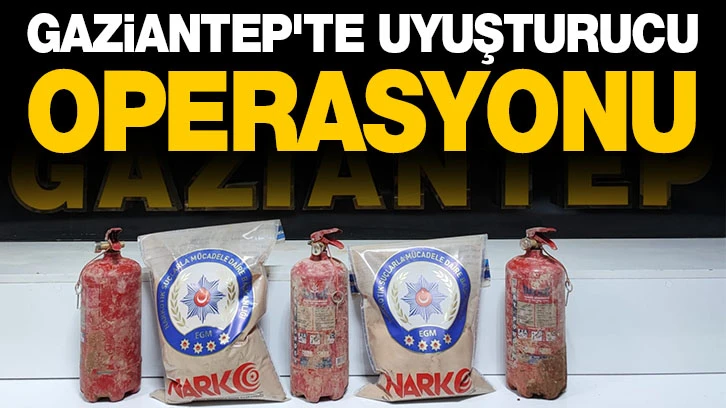 Gaziantep'te uyuşturucu operasyonu