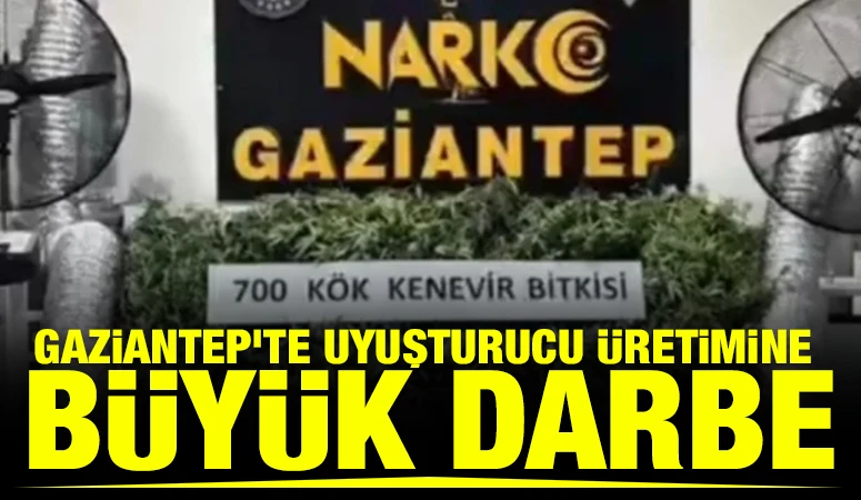 Gaziantep'te Uyuşturucu &Uuml;retimine B&uuml;y&uuml;k Darbe