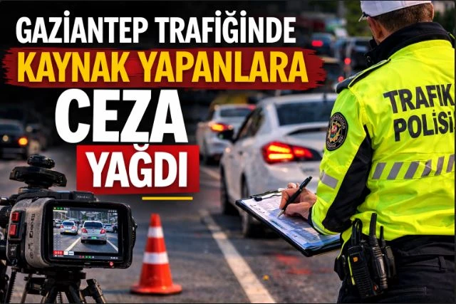 Gaziantep Trafiğinde Kaynak Yapanlara Ceza Yağdı