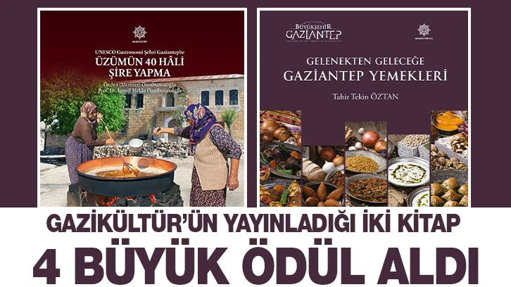 GAZİKÜLTÜR’ÜN YAYINLADIĞI İKİ KİTAP 4 BÜYÜK ÖDÜL ALDI