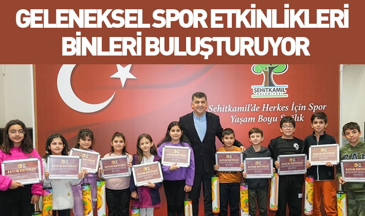 GELENEKSEL SPOR ETKİNLİKLERİ BİNLERİ BULUŞTURUYOR