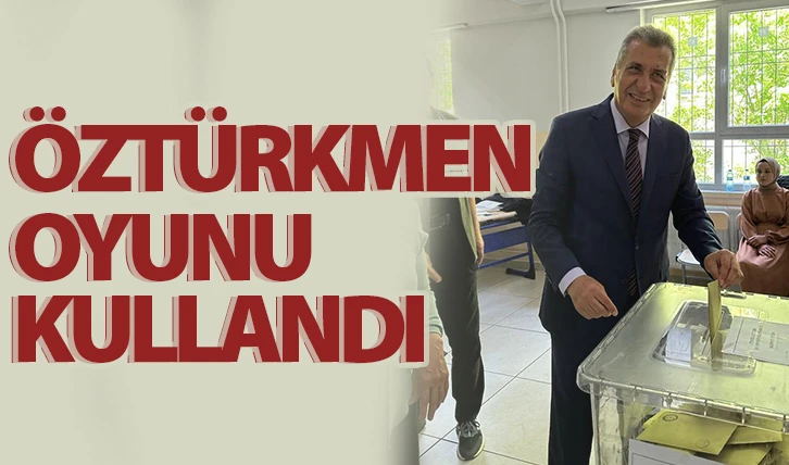 Hasan Öztürkmen oyunu kullandı