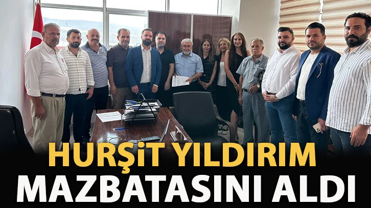 Hurşit Yıldırım mazbatasını aldı