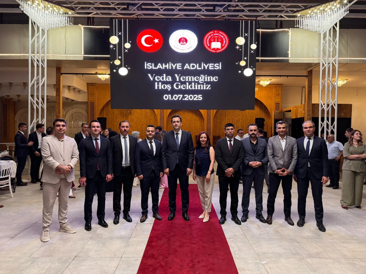 İslahiye Adliyesi’nde Duygusal Veda: Hakim ve Savcılara Plaketli Uğurlama